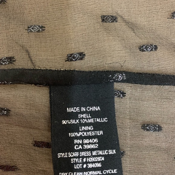 Theory silk black dress, size 8, with slip - Picture 7 of 15